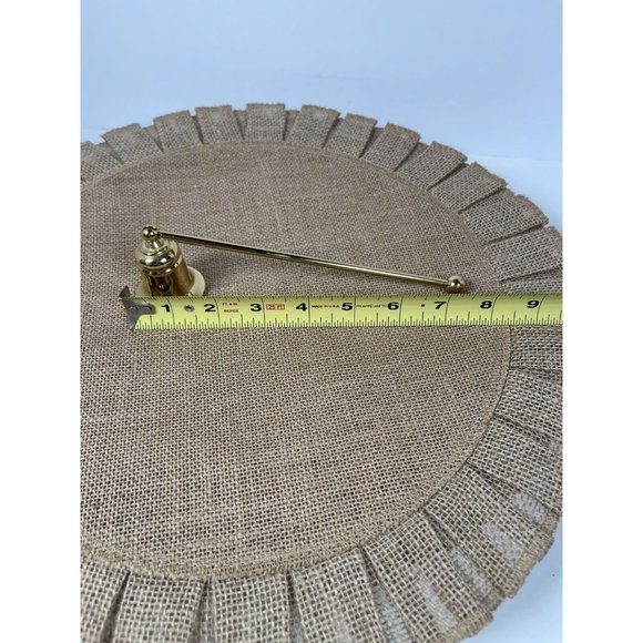 VINTAGE Partylite 9 inch Chatham Candle Snuffer BRASS N6035 FREE SHIPPING! - Picture 5 of 9